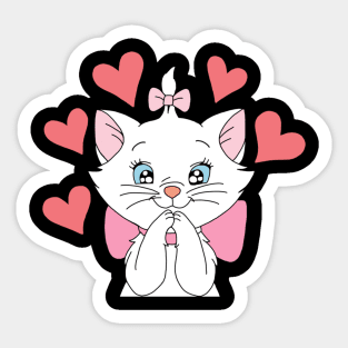 Kitty love Sticker